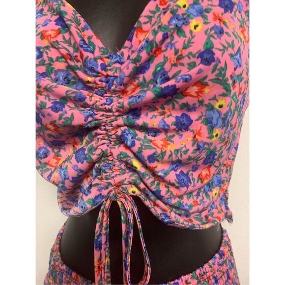 2 Piece Floral Patterned Skort And Top Set - Picture 5 of 7